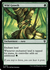 Crescimento Virente / Wild Growth - Magic: The Gathering - MoxLand